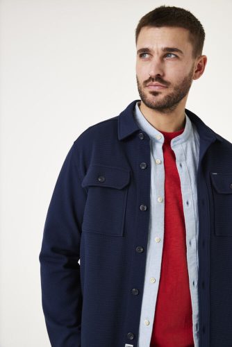 Donkerblauw overshirt