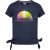 B.Nosy Meisjes t-shirt met 2 knopen dazzling navy