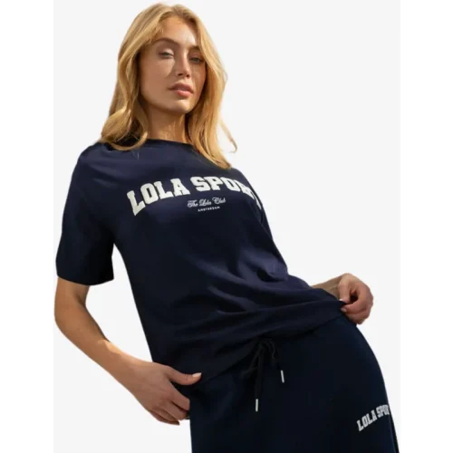 The Lola Club Dames shirt harper navy