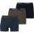 O’Neill Heren boxershorts trunks bruin/blauw 3-pack