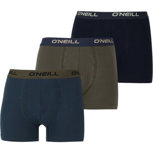 O’Neill Heren boxershorts trunks bruin/blauw 3-pack