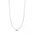 Leaf Kettingen – Necklace Cube grey agate, silver rhodium plate in gray