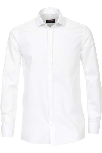 Casa Moda Comfort Fit Gala shirt wit, Effen