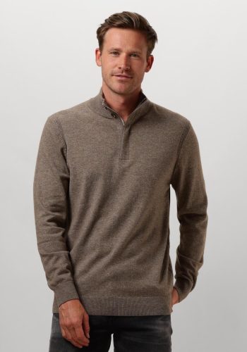 Profuomo Trui Heren Pullover Half Zip Button