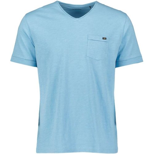 No Excess T-shirt korte mouw v-hals aqua