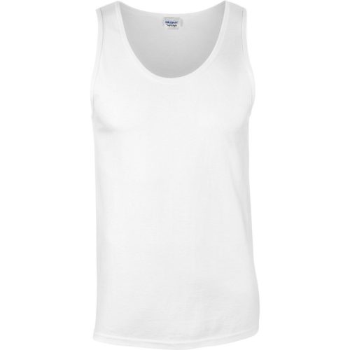 Gildan Heren softstyle effen tank top