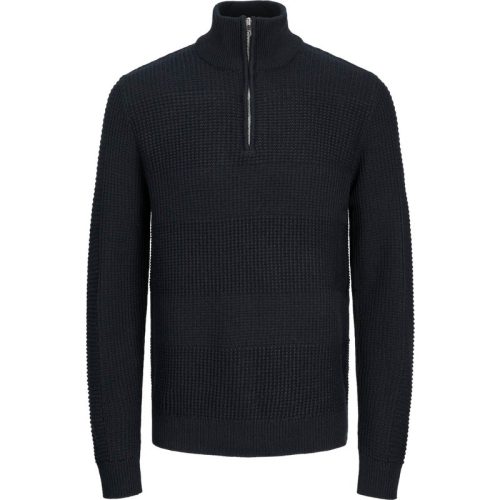 Jack & Jones Jjhugo knit half zip navy