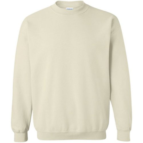 Gildan Unisex adult sweatshirt met zware mouwenhals