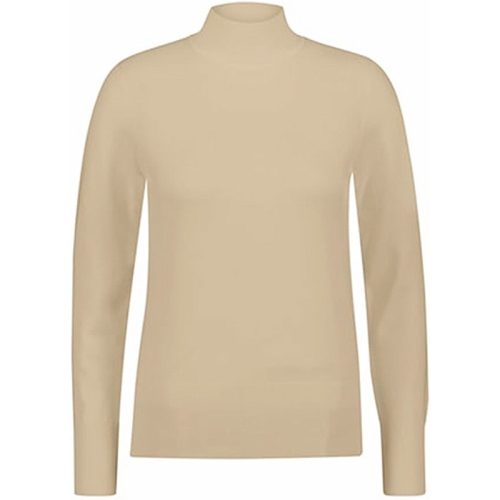 Red Button Top srb4066 turtleneck light camel