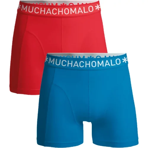 Muchachomalo Jongens 2-pack boxershorts effen