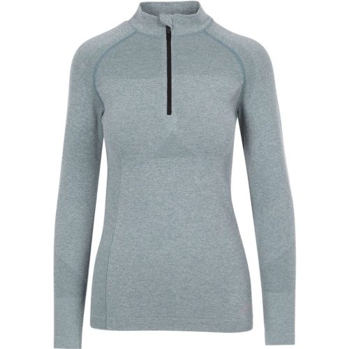 Trespass Dames pelina half zip active top met lange mouwen