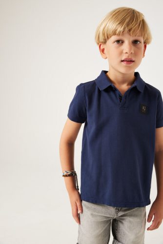 Donkerblauwe polo