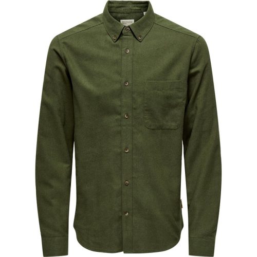 Only & Sons Onsgudmund slim 1-pkt solid shirt n