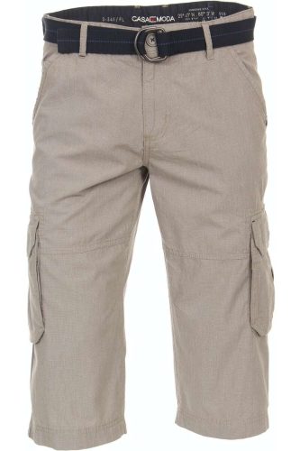 Casa Moda Cargo Shorts beige, Gestructureerd