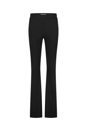 Studio Anneloes Flair Long Bonded Trousers 94812 Flared 9000 Black