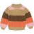 Quapi Meisjes sweater amelie aop coral fushion stripe