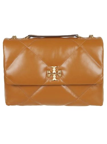 Tory Burch Shoppers – Kira Diamond Quilt Convertible Shoulder Bag in bruin