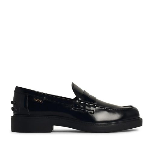 Tod’s Loafers – Black Leather Loafers in zwart