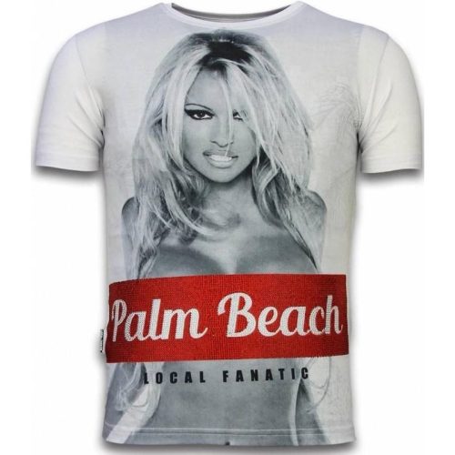 Local Fanatic Palm beach pamela digital rhinestone t-shirt