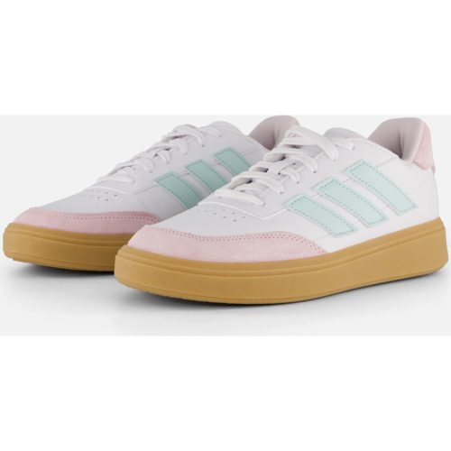 Adidas Adidas Courtblock Sneakers wit Imitatieleer