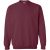 Gildan Unisex adult sweatshirt met zware mouwenhals