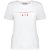 Geisha t-shirt amor proprio 42900-40 10 off-white/red