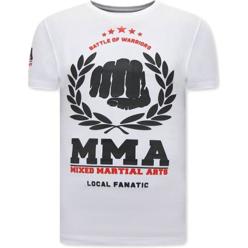 Local Fanatic T-shirt met print mma fighter