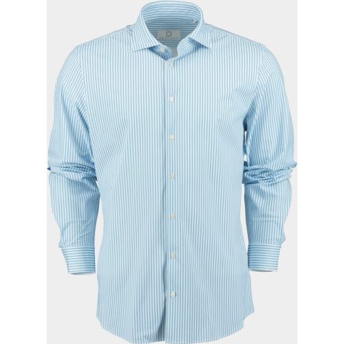 Born with Appetite Casual hemd lange mouw zaky shirt ws print oxford 4- 24307za02/210 light blue