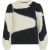 Vila Vikunnuo o-neck ls knit ecru dessin