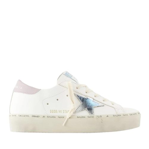 Golden Goose Low-Top Sneakers – Hi Star Sneakers – Leather – White in wit