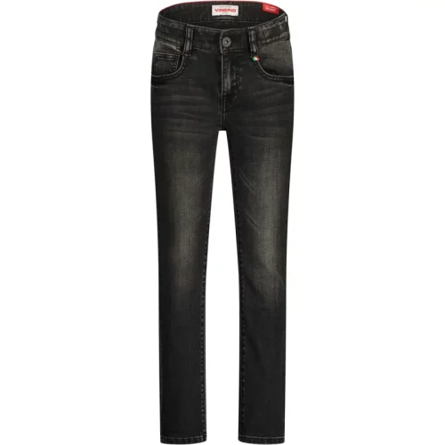 Vingino Jongens jeans anzio skinny fit black vintage