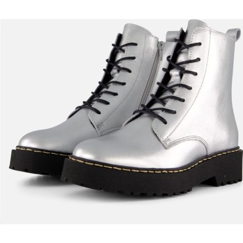 Cellini Cellini veterboots zilver metallic