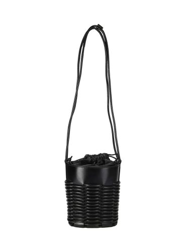 Hereu Bucket bags – Woven Design Bucket Bag in zwart