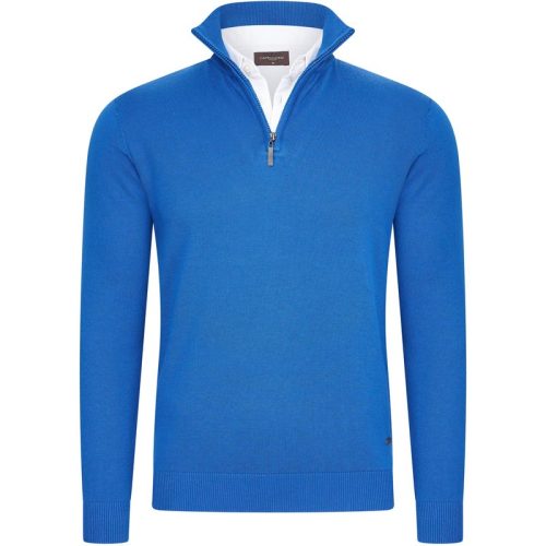 Cappuccino Italia Mock zip pullover