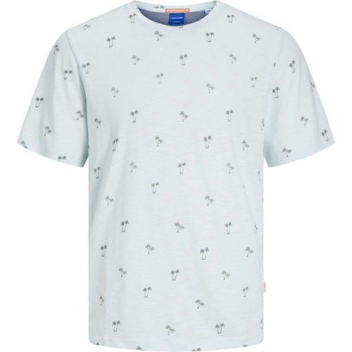 Jack & Jones Jorpalm aop tee ss crew neck dut mint