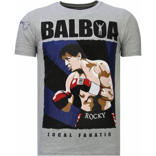 Local Fanatic Balboa rhinestone t-shirt