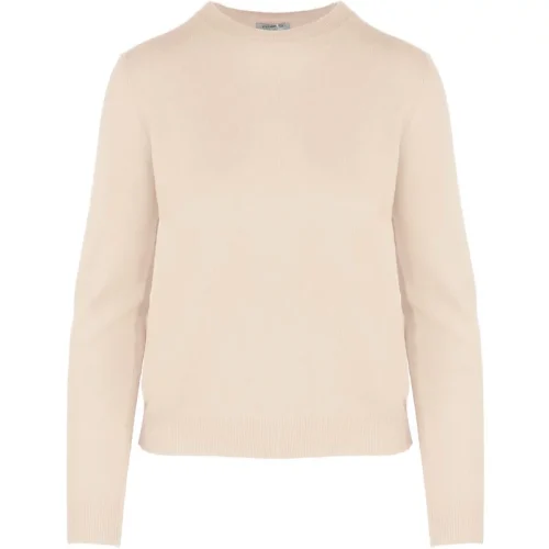 Malo Dames cashmere trui met ronde hals