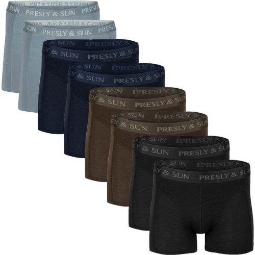 PRESLY & SUN Robert 8-pack boxers