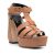 Si Rossi Sandalen – Caged 125Mm Leather Sandals in bruin