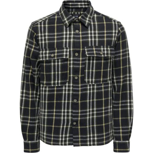 Only & Sons Onsscott ls check flannel overshirt dessin