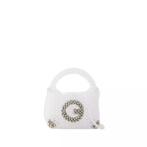 Germanier Crossbody bags – Beaded Bag – Beads – Transparent And Silver in wit