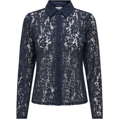 Jacqueline de Yong Jdyjulia ls lace shirt jrs navy