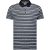 No Excess Polo korte mouw jacquard night multicolour