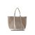 Vanessa Bruno Totes & shoppers – Cabas L Shopper Bag – Linen – Grey in bruin