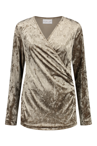 Helena Hart Female Shirts En Tops 7463 Overslag Top Velvet