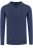 Marvelis Casual Regular Fit Trui V-hals rook blauw, Effen