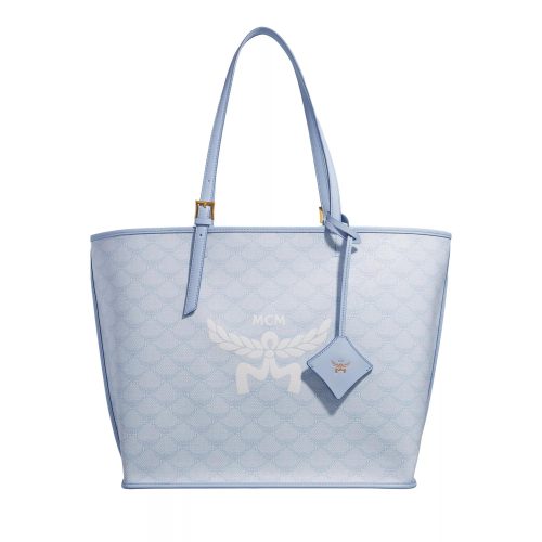 MCM Shoppers – Himmel Lts Shopper Medium in blauw