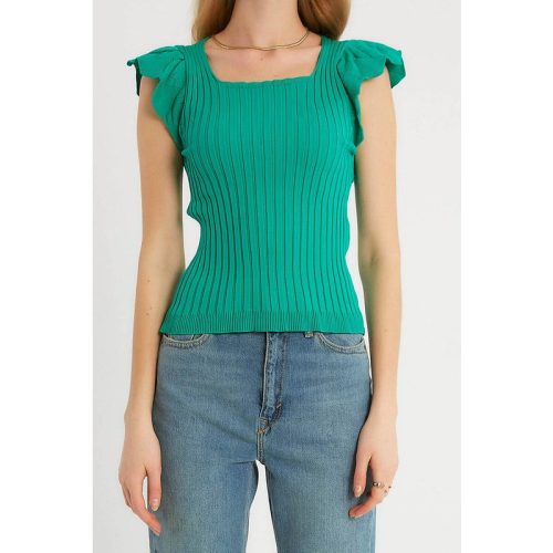 Robin-Collection Elastische ribstof top t93547