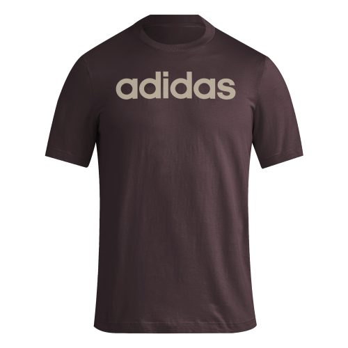 T-shirt met lineair geborduurd logo in jersey adidas Essentials