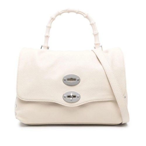 Zanellato Shoppers – Off-White Leather Handbag in beige